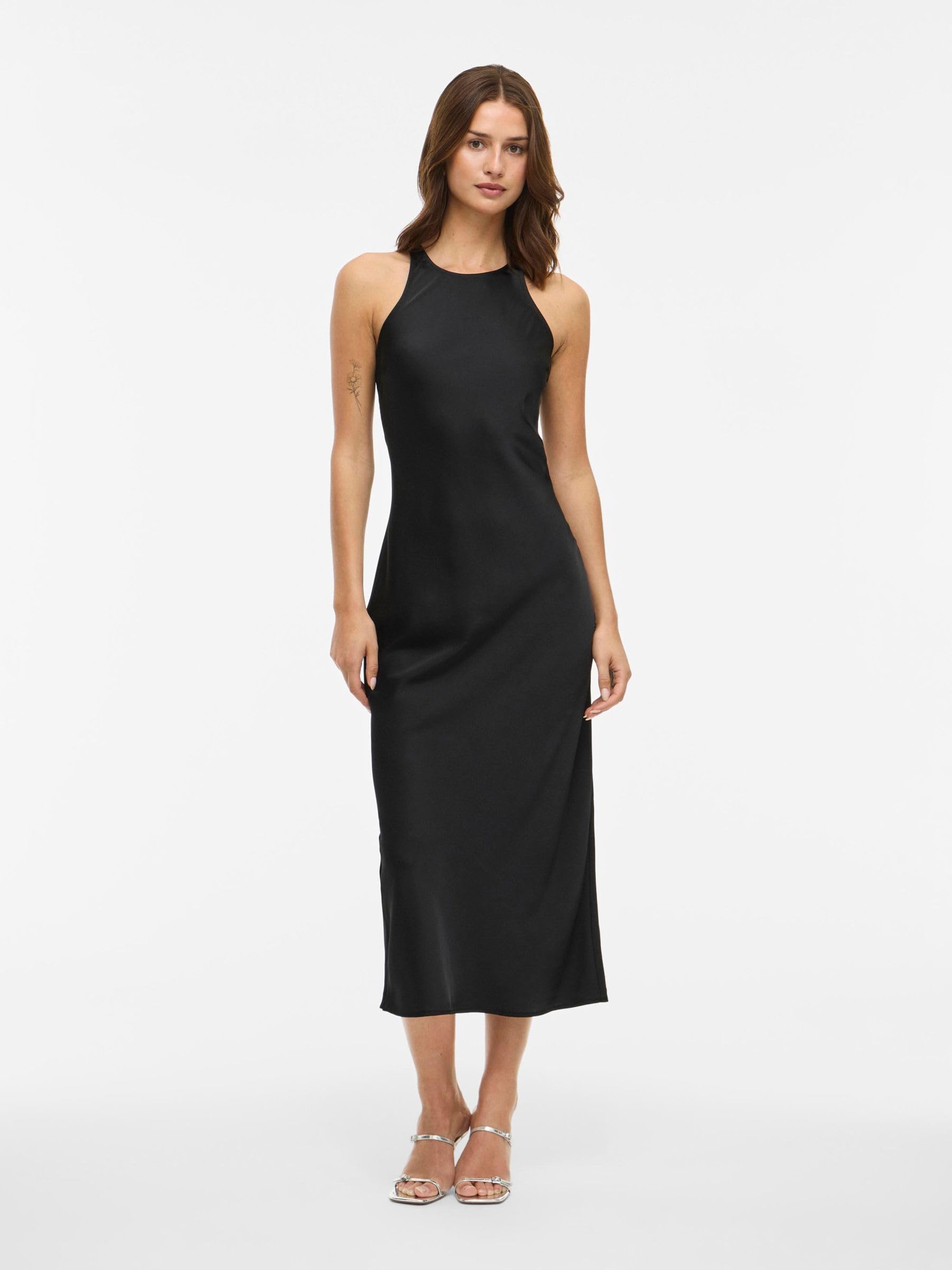 Vila Viravenna S/L Ankle Dress - Noos/Dc Viravenna S/L - Abito alla Caviglia Donna (Pacco da 1)