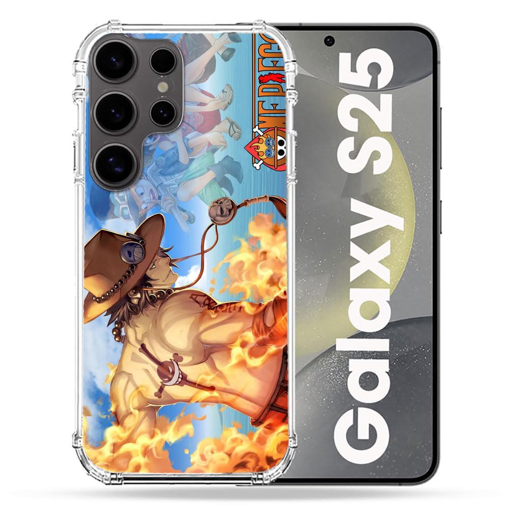 Reinforced Case for Samsung Galaxy S25 Manga One Piece Ace Color