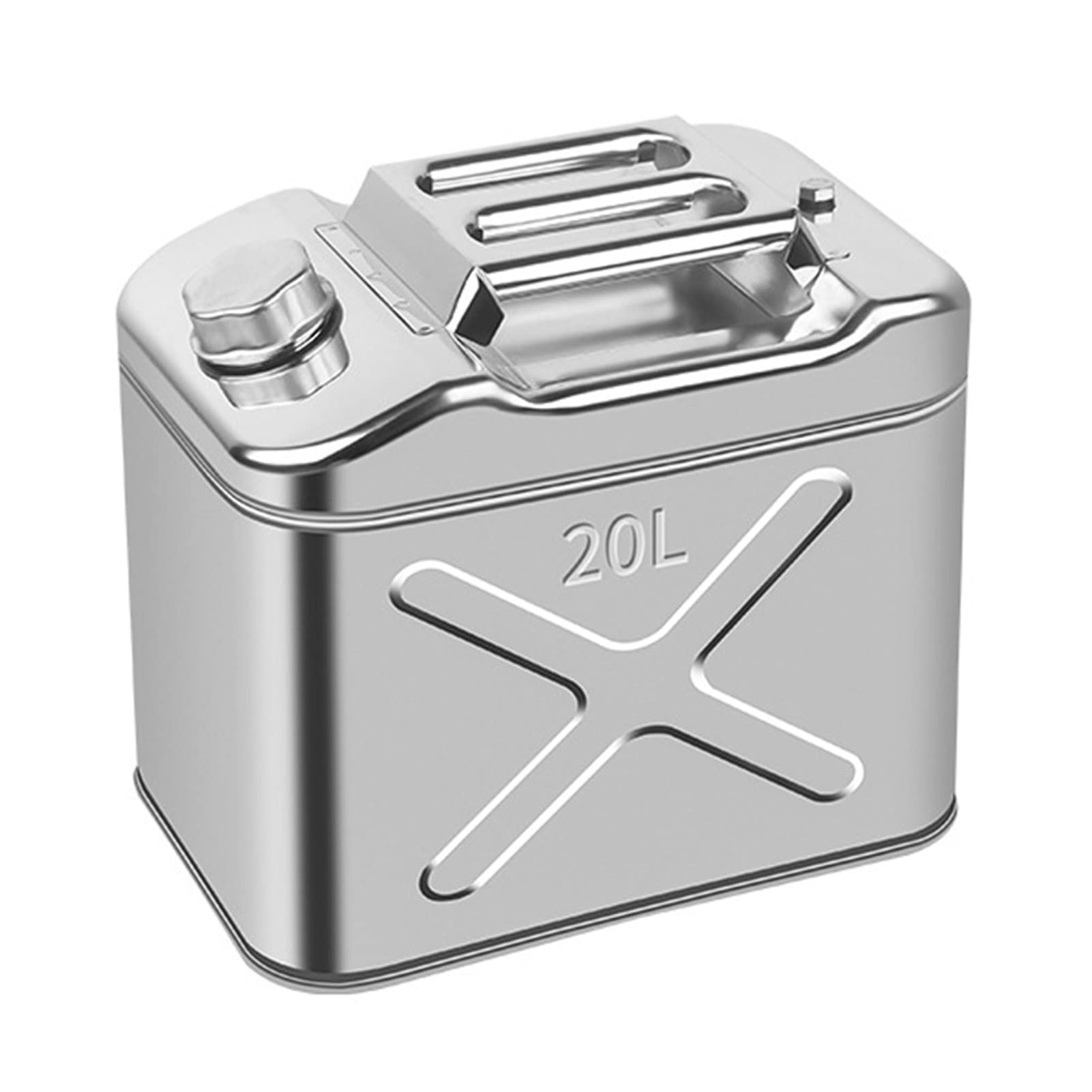 Bidon pour essence de 10 à 60l réservoir métal de stockage huile chaîne