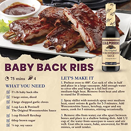 Lea & Perrins The Original Worcestershire Sauce (5 Fl Oz Bottle) #TOP4