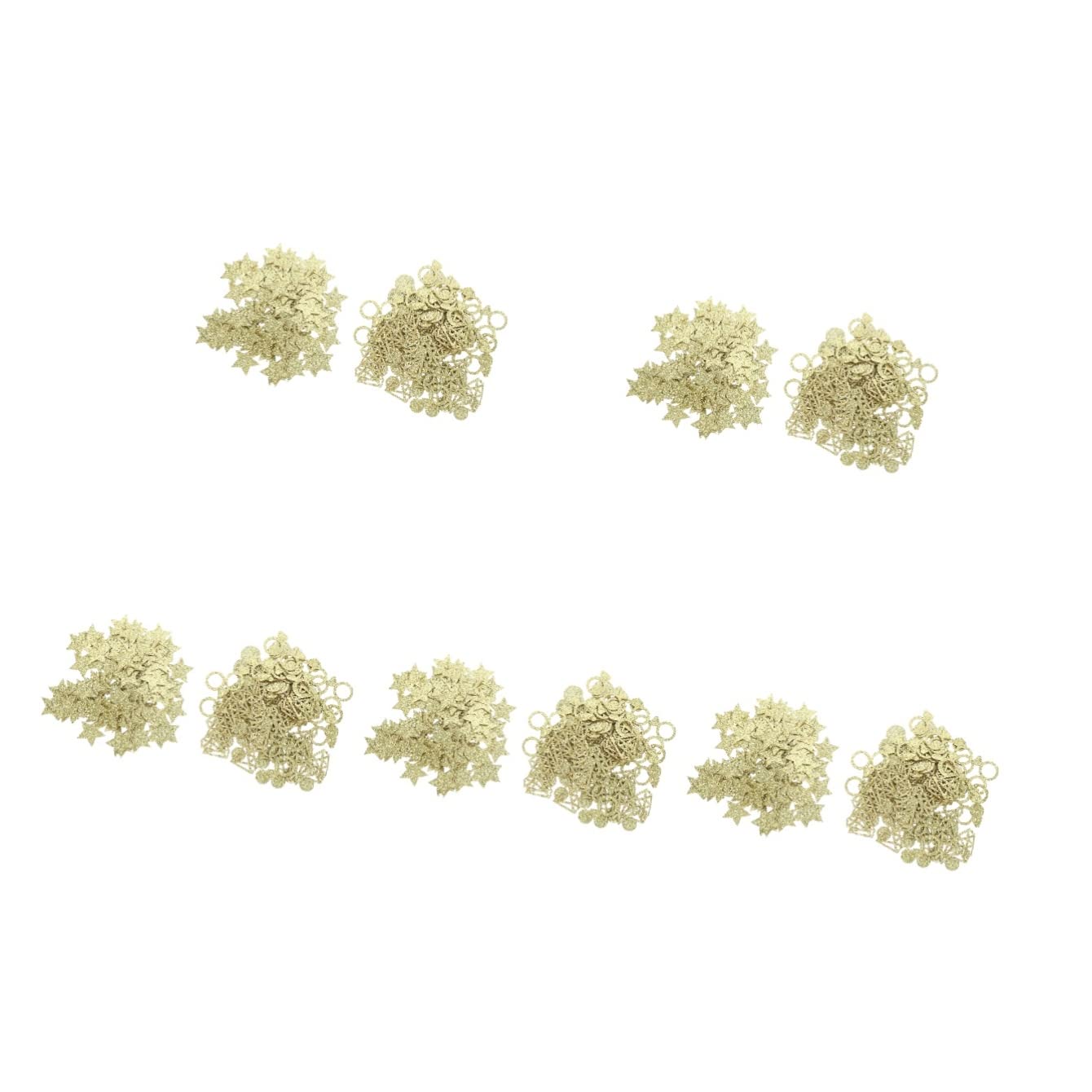 ifundom 10packungen Dekoration Konfetti Papier Glitzernde Fünfzackige Sterne Und Goldene Diamanten Für Hochzeiten Geburtstagsfeiern Und Besondere Anlässe