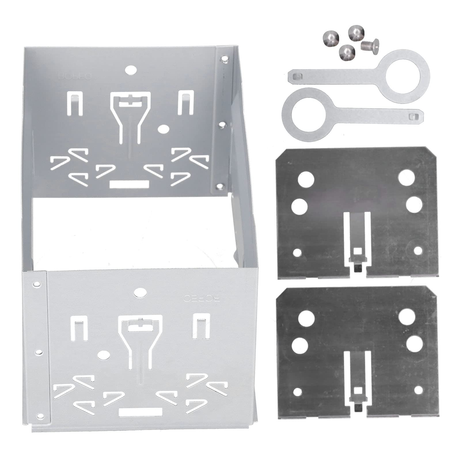 Cornice Di Montaggio Universale Per Autoradio 2 Din In Alluminio - Adattatore Per Cruscotto B5/MK3/MK4 - 4