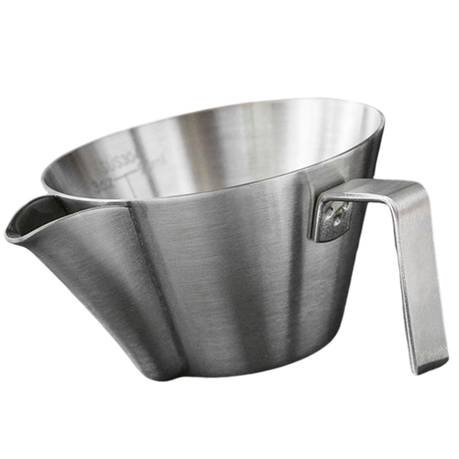 TQUXNGA Portable Stainless Steel Espresso Coffee Filter Cup with Ounces Measurement for Perfect Brewing Coffee Removal Cup