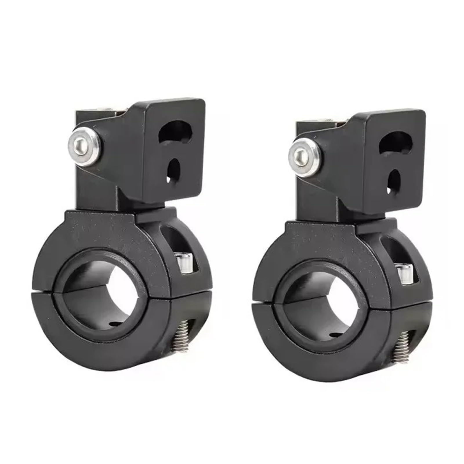 Syrenlzqadf One Color Motorcycle Ledheadlight Spotlight Mount Bracket Adjustable Fog Light Auxiliary Lamp Bumper Clamps Holder Headlight Mounting Bracket