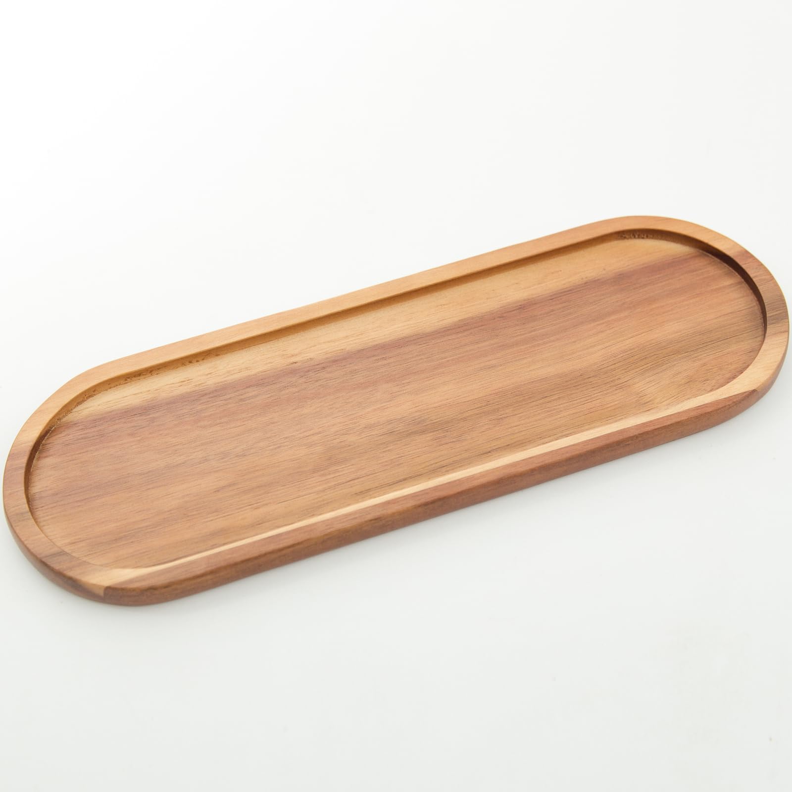 DOCMON Wooden Bathroom Tray Vanity Trays, Toilet Tank Tray