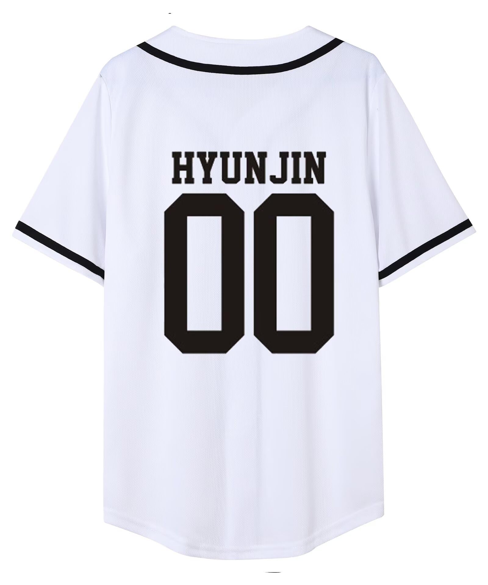 KPOP Staykids Baseball Jersey Felix Hyunjin Changbin Jisung Support Tee for Men Women