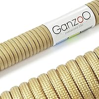 Ganzoo Paracord 550 touw 4 mm Nylon Ace, 100% nylon kernmantel koord