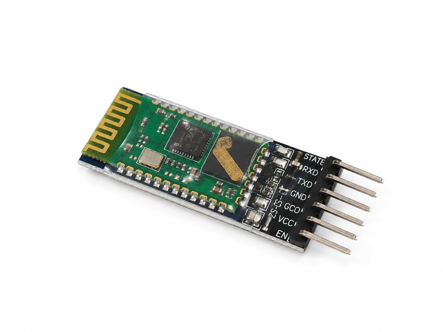 wireless bluetooth module hc-05 – spp serial port adapter board for diy projects | 6-pin breakout, at command configurable, master/slave switchable, compatible with arduino & raspberry pi