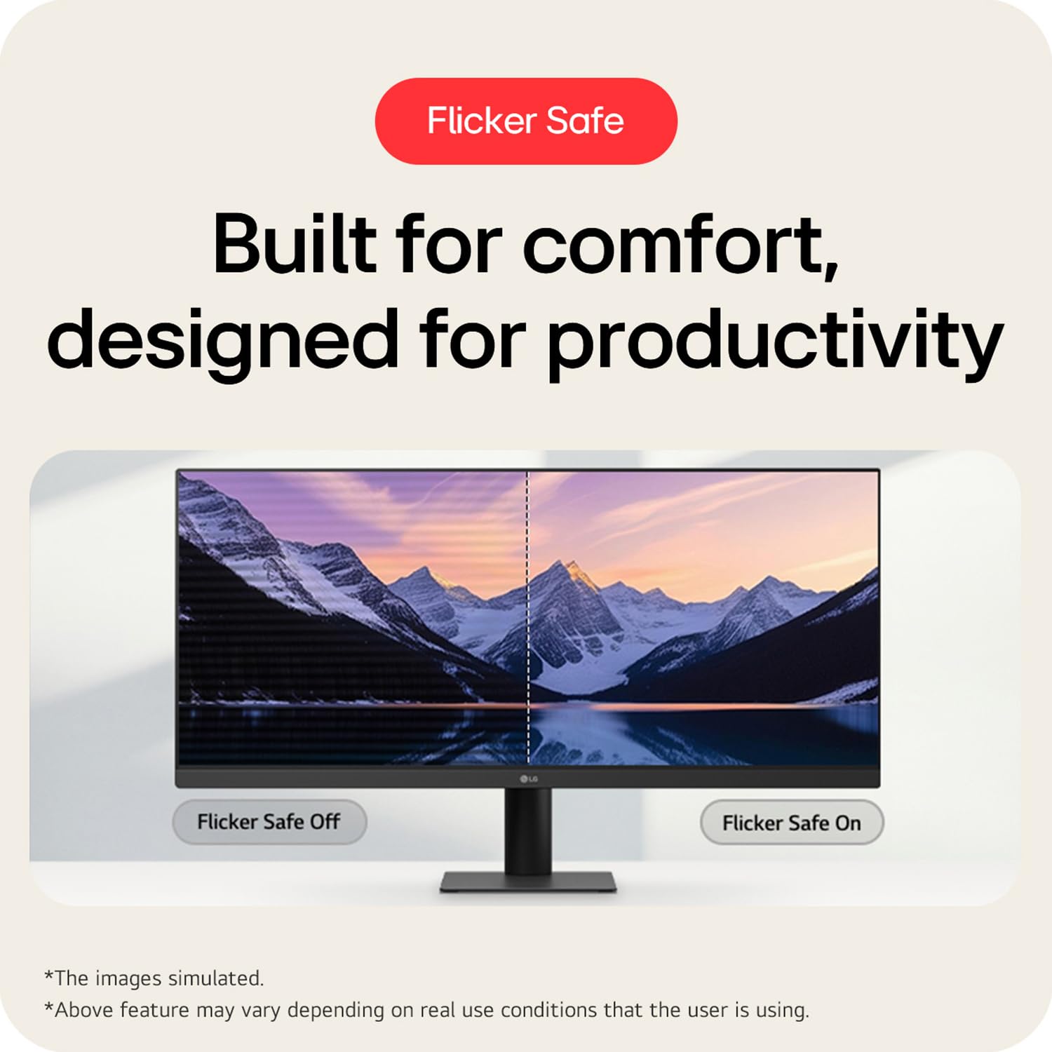 LG 29U511A 73 cm (29 Inch) UltraWide WFHD (2560x1080) IPS Monitor, 100Hz, 5ms(GtG), Anti-Glare, sRGB 99% (Typ.), HDR10, 3-Side Virtually Borderless, DP, HDMI, Headphone Out, Tilt Adjustable (Black) — Amazon image 9