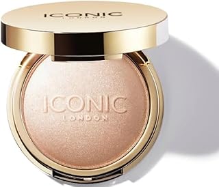 ICONIC LONDON Lit and Luminous Baked Highlighter | Powder Highlighter fo...