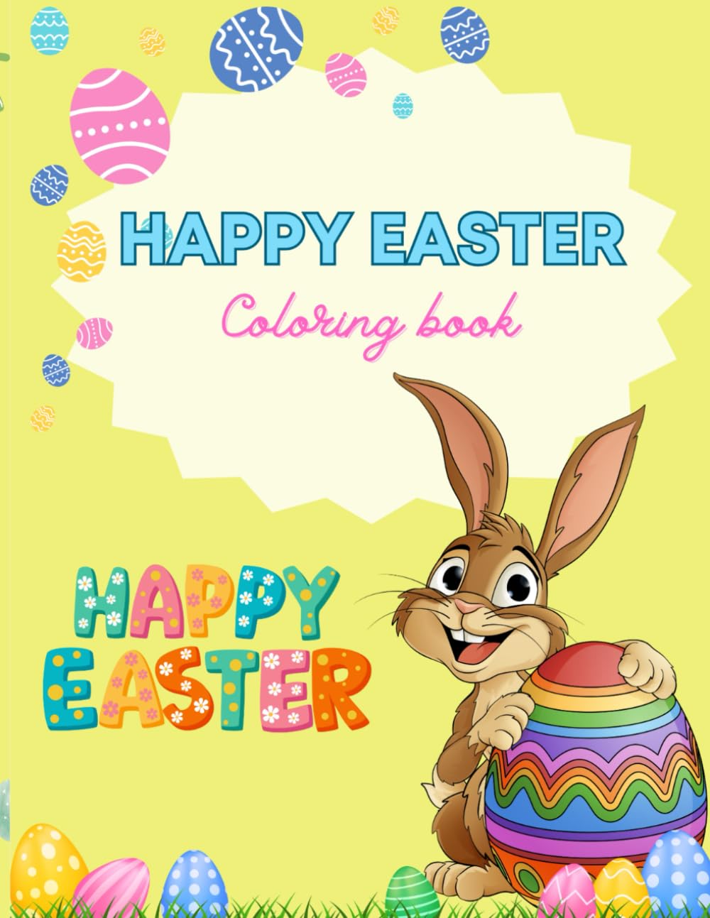 Easter Vibes Coloring Book: Relaxing & Cute Spring Coloring Pages