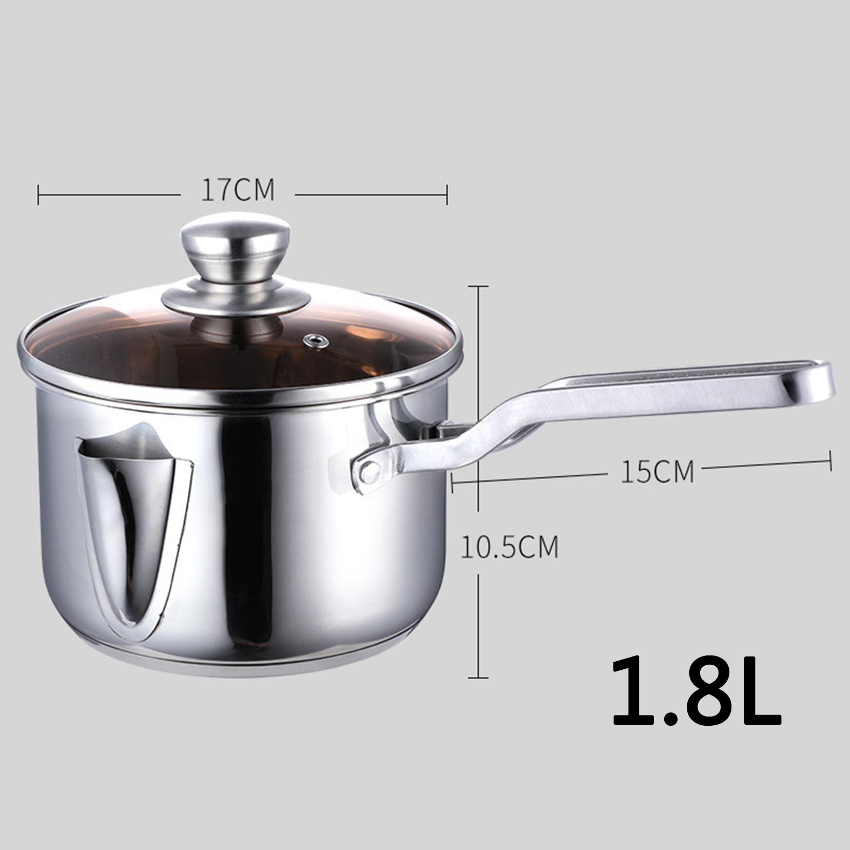 Pojemnik na sitko do oleju z długim uchwytem, 1,8 l, pojemnik do przechowywania oleju ze stali nierdzewnej, z przezroczystym szkłem, pyłoszczelna pokrywka, sitko do przechowywania oleju do