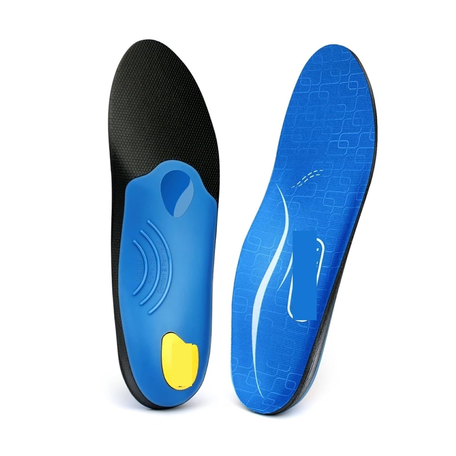 Solette Ortopediche Piedi piatti Solette ortopediche Modello di supporto for arco plantare Plantari Inserti for dolore al tallone Stivali Sneaker Uomo Donna