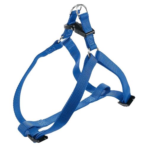 Ferplast Arnés Perro Pequeños Easy S, Arnés Gato Ajustable, Fácil de Llevar, 35-53 cm. Azul