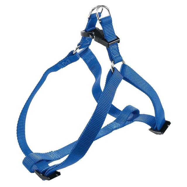 Ferplast Arnés Perro Pequeños Easy S, Arnés Gato Ajustable, Fácil de Llevar, 35-53 cm. Azul