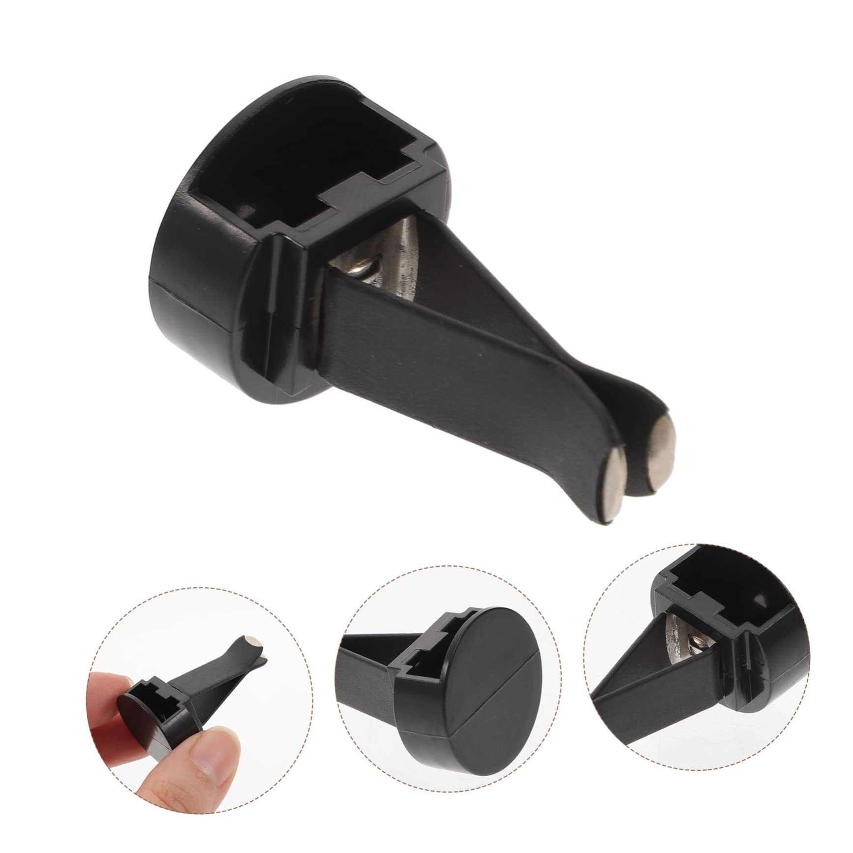 IMIKEYA Clip per Bocchetta di Auto Resistente e 100 Pezzi in Metallo e Plastico Accessorio per Decorazione Auto e Rinfrescante D'aria