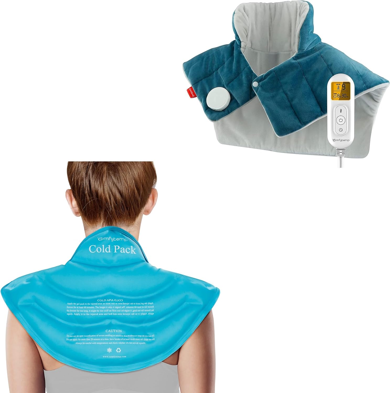 Comfytemp Neck Shoulder Ice Pack & Heating Pad Bundles