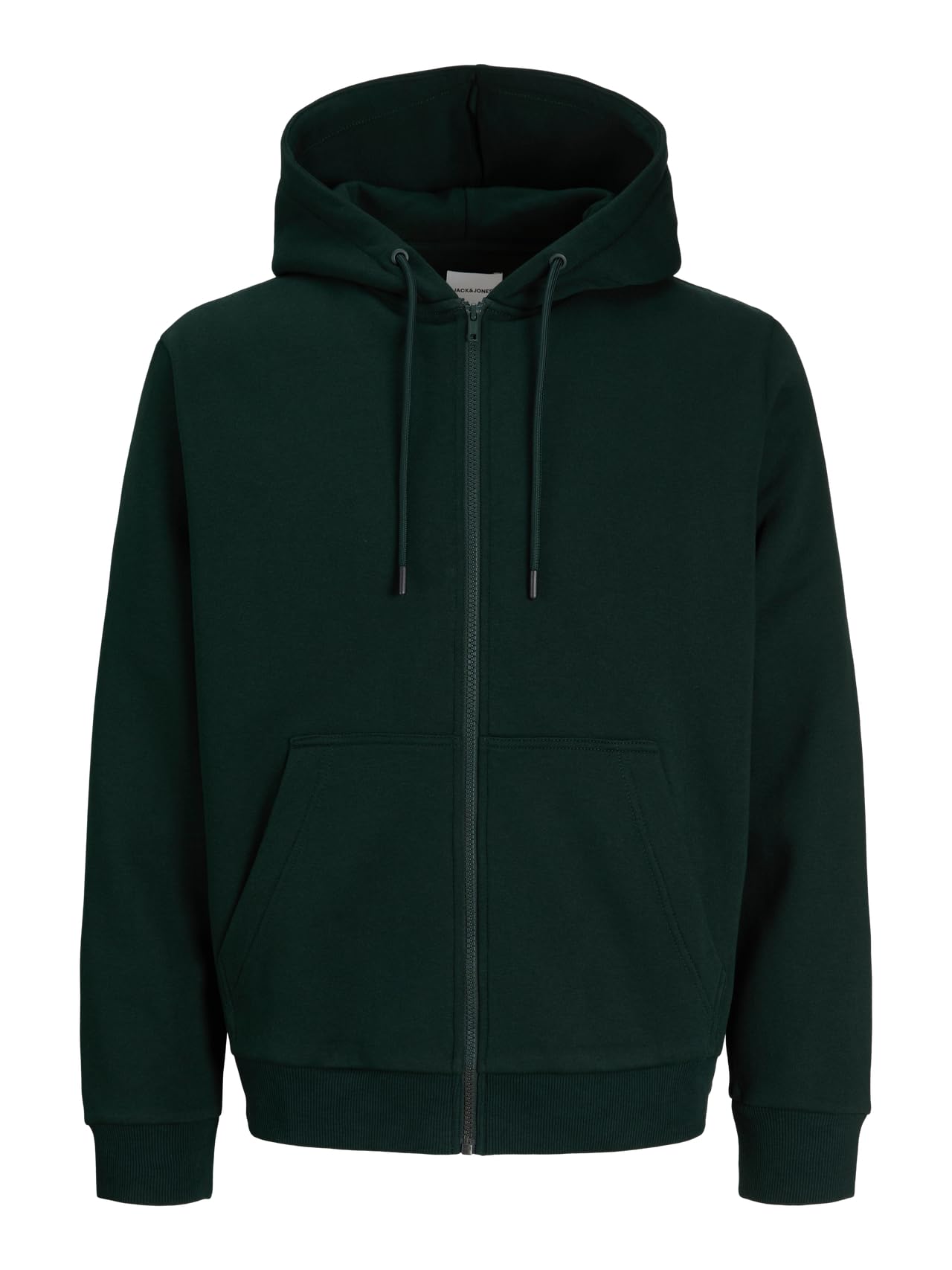 JACK & JONES Plus Size Felpa con Cappuccio E Zip Semplice