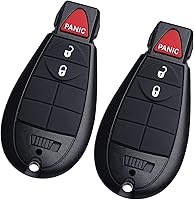 MechanMagic 2-Pack Key Fob Replacement for Dodge Ram 1500 2013-2021 & 2500-5500 2013-2018 | GQ4-53T 3-Button Remote