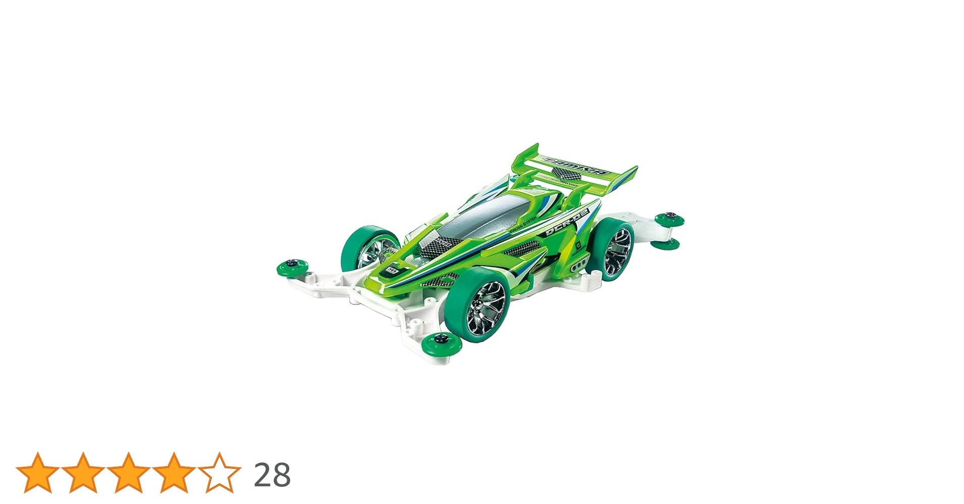 タミヤ　TAMIYA DASH 2 ミニ四駆キットグリーンメッキボディー タミヤ、ミニ四駆「DCR-02 （デクロス-02） 蛍光グリーン