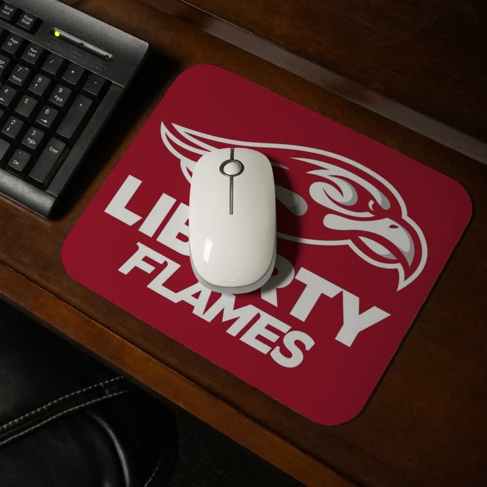 Liberty University Secondary Logo Low Profile Thin Mouse Pad Mousepad