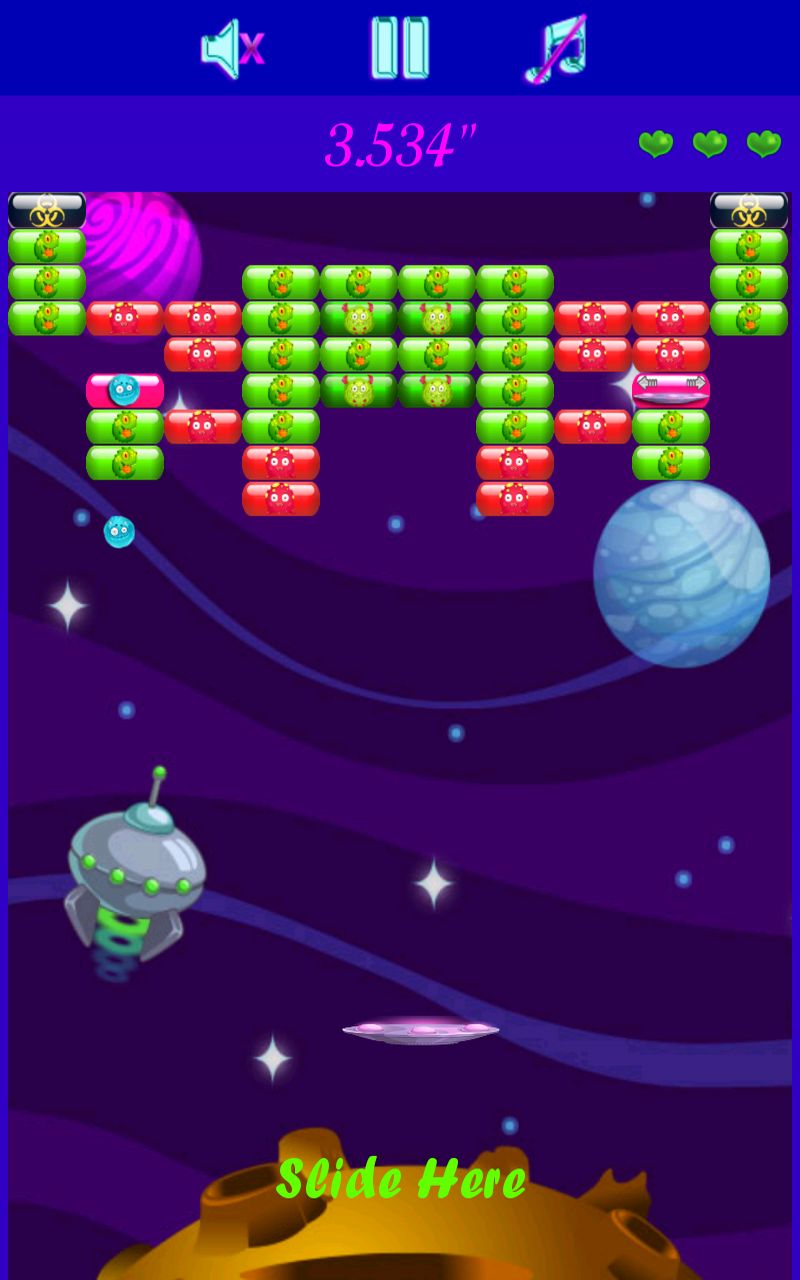 Aliens Breakout-App im Amazon Appstore