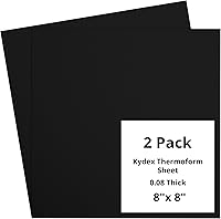 Vista 109 de Kydex Sheets - Solid Color DIY Kit for Crafting Holsters, Sheaths, and Mag Pouches - (8x8, 8x12, 12x12), Premium Thermoform Sheets - Thick, Durable
