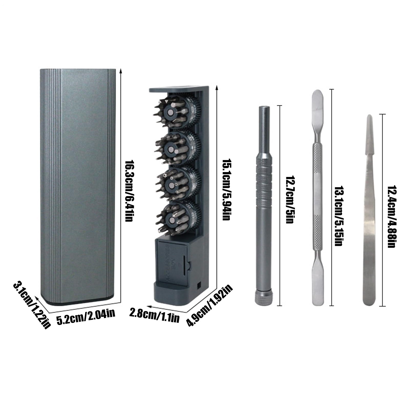 Elektronisches Schraubendreher-Set, professionelles magnetisches Reparaturwerkzeug, Computer-Schraubendreher-Set, Reparaturwerkzeug, für Computer, , Telefon, Uhr, Kamera, PC, Laptop