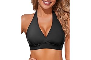 Women's Halter Bikini Top Only: A Stylish and Supportive Swimsuit Essential