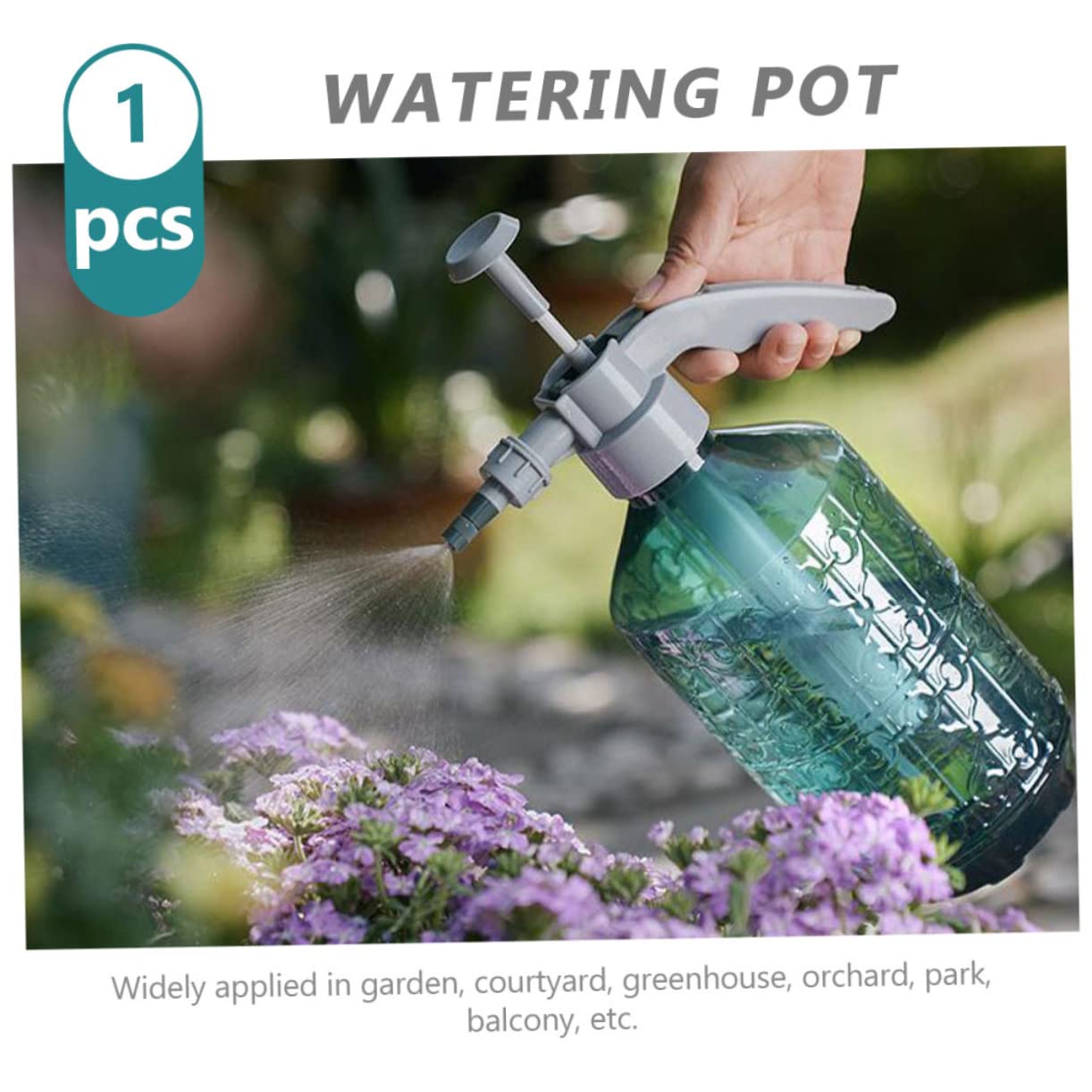 Toddmomy 2 Stück Drucksprühflasche für Pflanzen Einstellbare Gießkanne Kunststoff für Zimmerpflanzen und Gartenbewässerung Design für Gießen