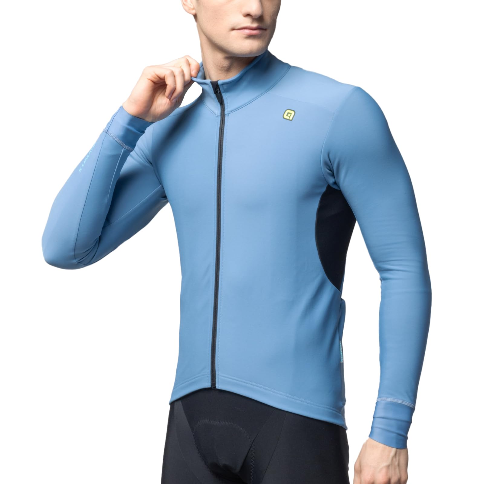 Alé Cycling Men's Klimatik K-Idro Long Sleeve Cycling Jersey, Majolica, XXL