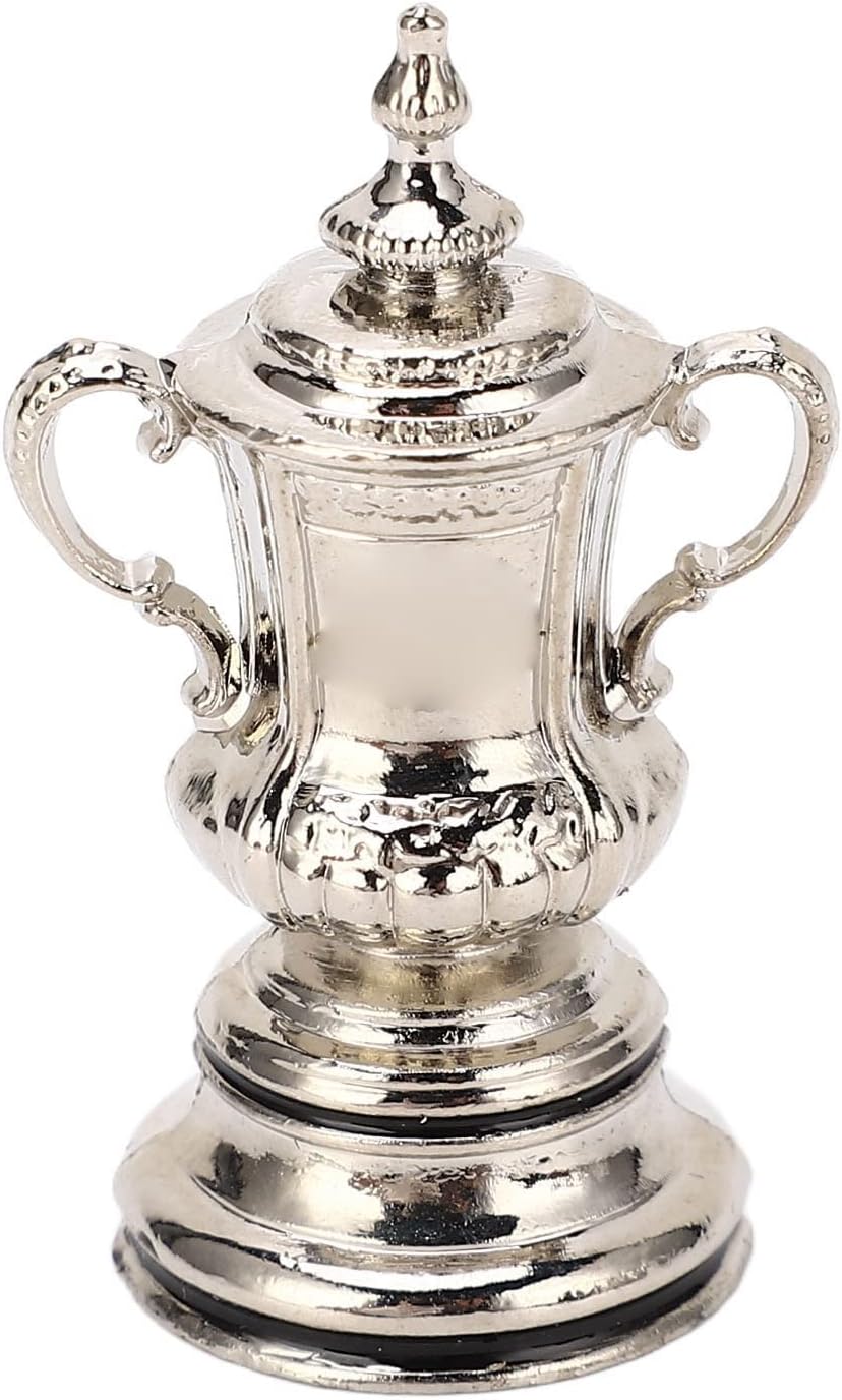 Mini Trophies, Soccer Game Awards Cup Metal Football League for Ornaments Decor Sports Tournaments