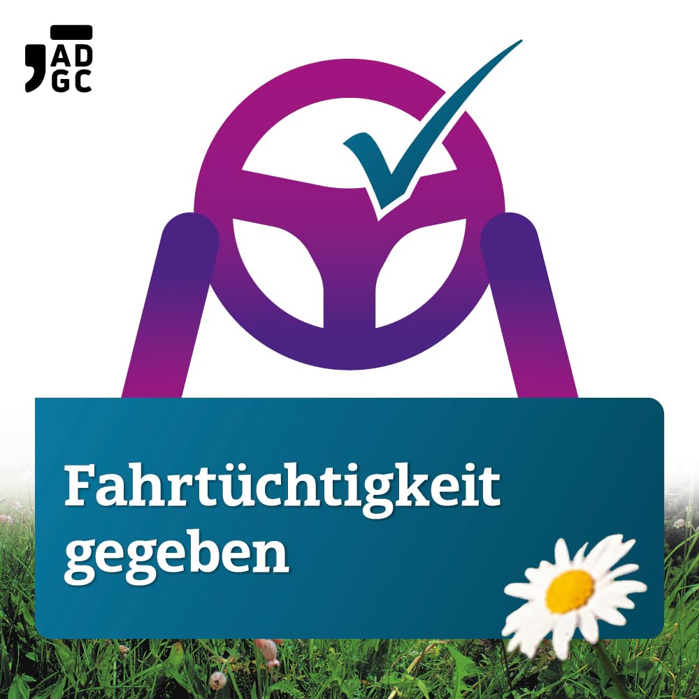 Bilastin ADGC® 3x 100 St - Allergietabletten bei Heuschnupfen - schnell & langanhaltend bis 24 St. wirksam bei allergischem Schnupfen, Nesselsucht(Urtikaria), Juckreiz, Tierhaar- und Hausstauballergie