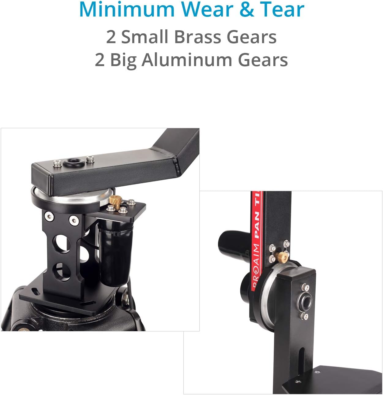 Prоduсt Dеаl PROAIM Professional Motorized Sr. Pan Tilt Head with 12V Joystick Control for DSLR Video Cameras Camcorders up to 7.5kg/16.5lbs for Jib Crane Tripod + Carrying Bag (PT-SR)