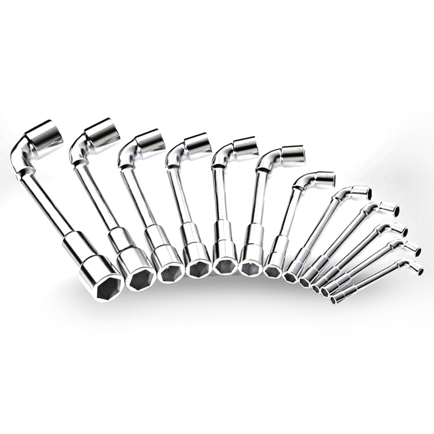 Jeu de 12 Clés à pipe Kraft Muller 6 PANS de 8 à 19mm