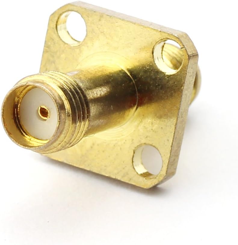 Up To 40% OFF Maxmoral 2PCS SMA Female to SMA Female Connector with 4-Hole Flange RF Coax Coaxial Adapter New Arrivals Maxmoral 2PCS SMA Female to SMA Female Connector with 4-Hole Flange RF Coax Coaxial Adapter