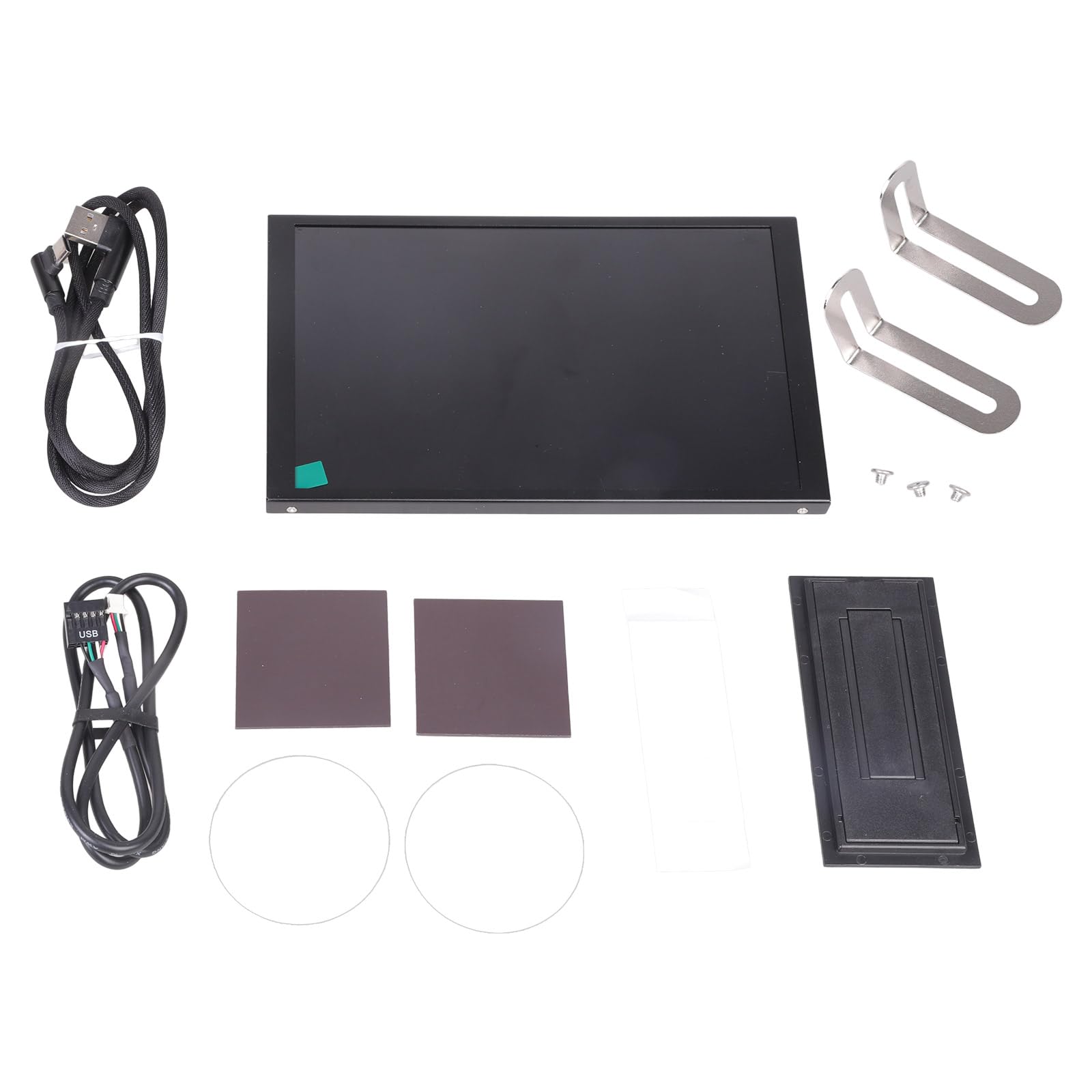 Monitor portatile IPS da 8 pollici, riproduzione automatica con telaio in alluminio per schermo secondario desktop Plug & Play Monitor secondario in alluminio 2025