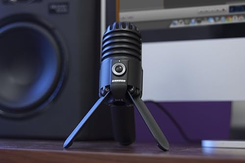 Miniatura 2 de Samson Meteor Mic USB Micrófono de estudio (cardioide), Titanium black