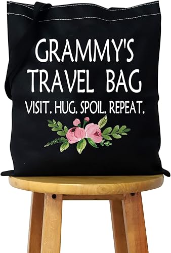 WCGXKO Regalo del Día de la Madre Abuela Regalo de Cumpleaños Regalo de Viaje Bolsa de Lona