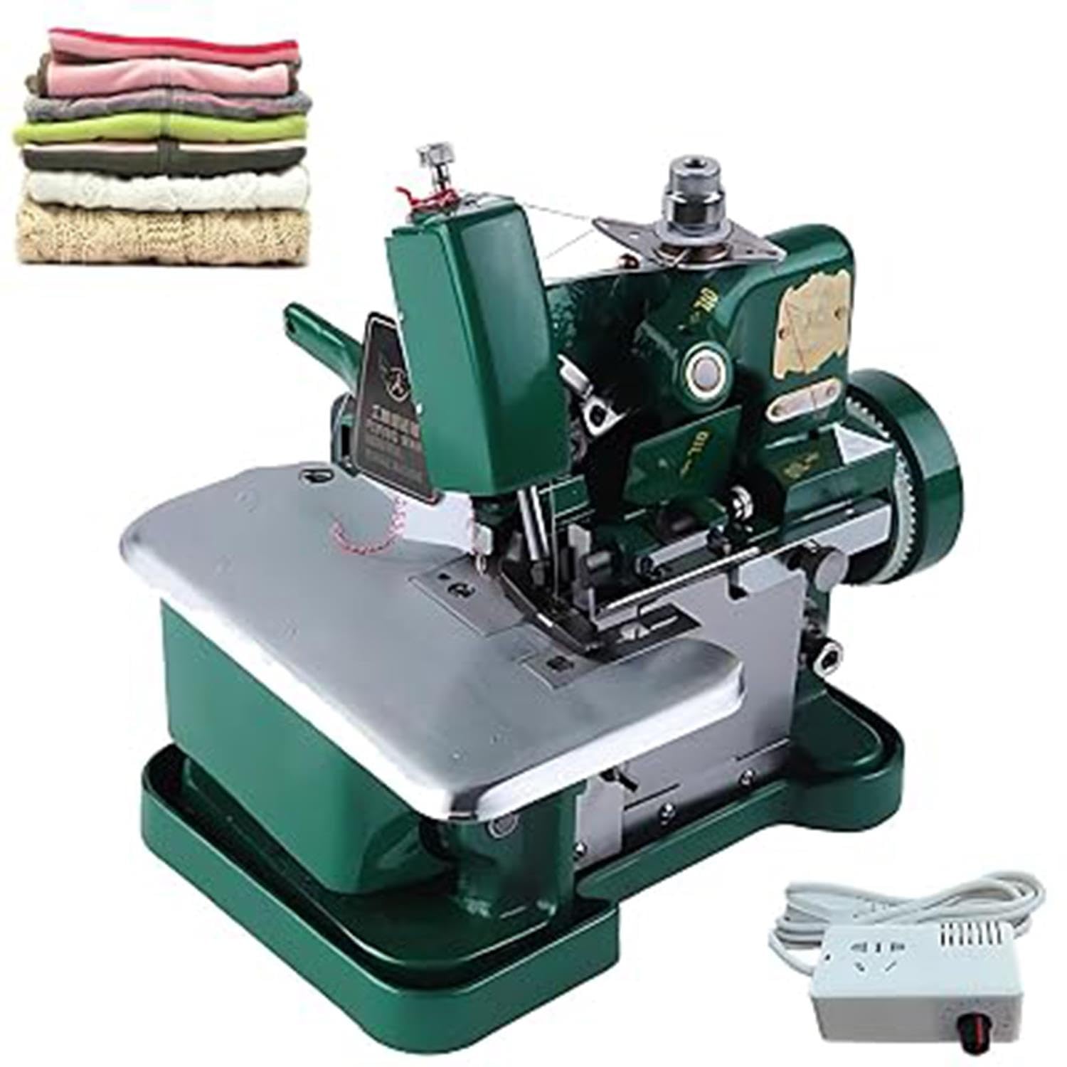 Macchina Da Cucire Industriale Overlock, Per Rammendo E Orli Di Precisione