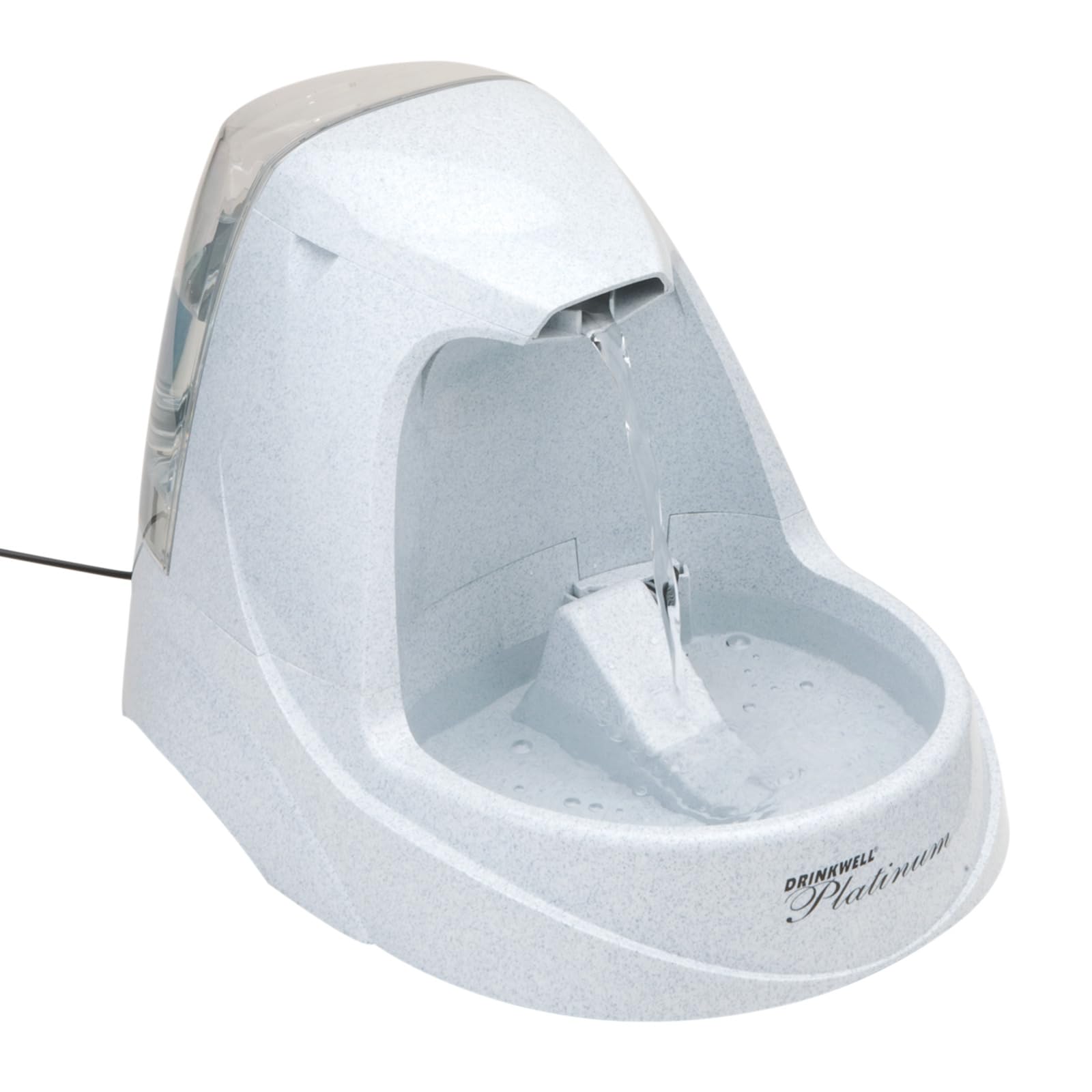 PetSafe Drinkwell Platinum Fuente para Mascotas | Agua Corriente, Sin BPA, Capacidad 6,3 Litros