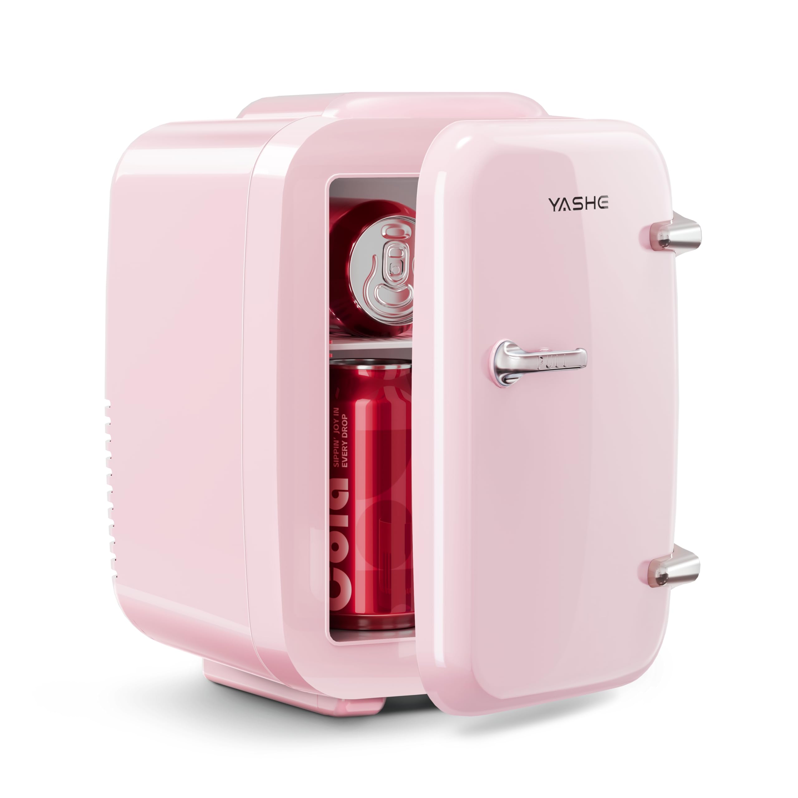 YASHE Mini Fridge, 4 Liter/6 Can