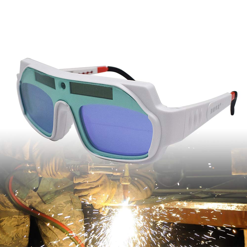 Gafas de soldadura, gafas de soldadura de oscurecimiento automático, gafas de seguridad Gafas de sol de protección contra el deslumbramiento de soldadura, gafas de soldador de gafas, gafas de ojos