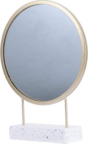 Healifty Espejo cosmético para encimera, espejo multifunción de maquillaje de escritorio, espejo de tocador para el hogar del dormitorio (dorado) disponible en Yaxa Colombia