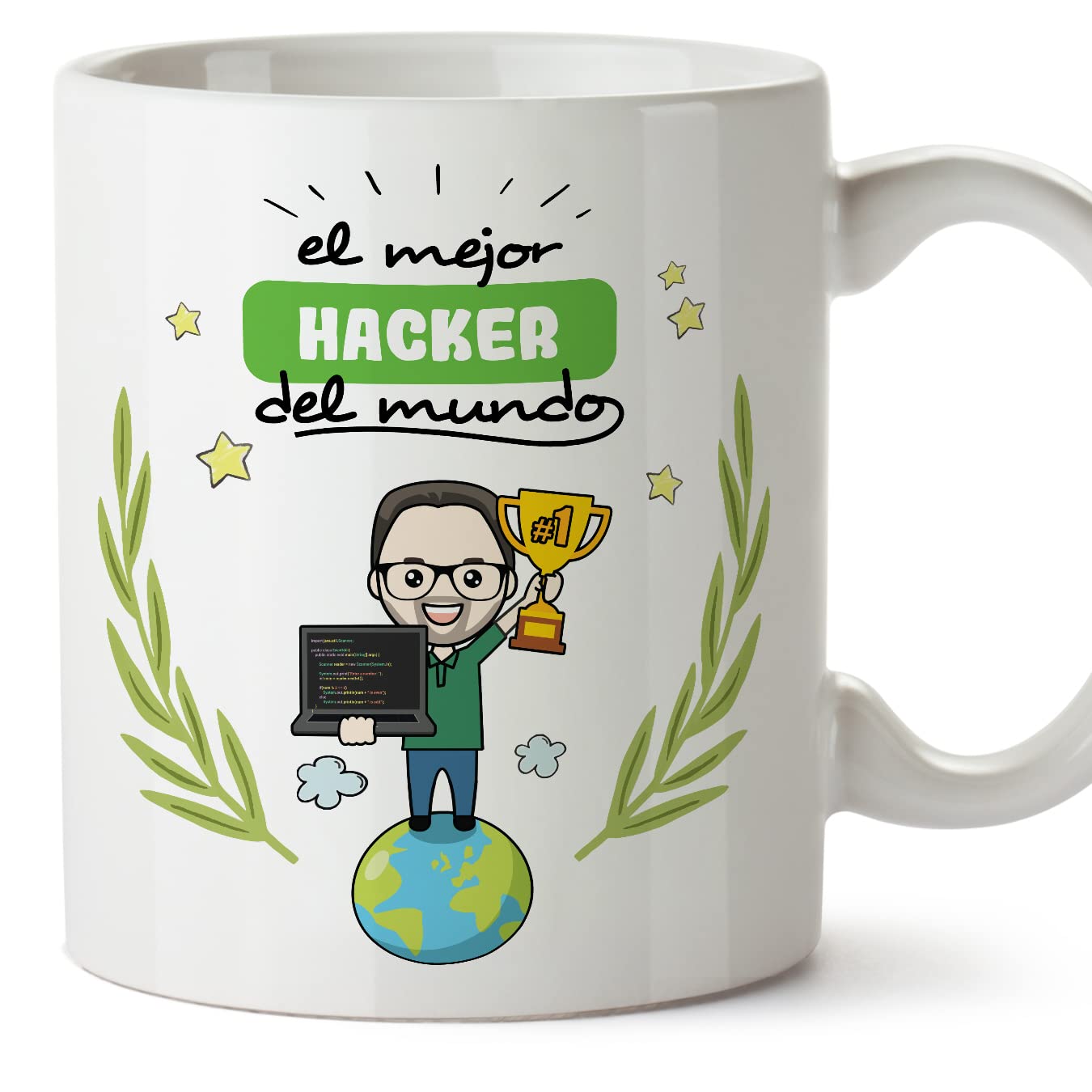 MUGFFINS Taza Fisioterapeuta Hombre (Mejor del Mundo) - Regalos Originales y Divertidos de Fisioterapia — view 55