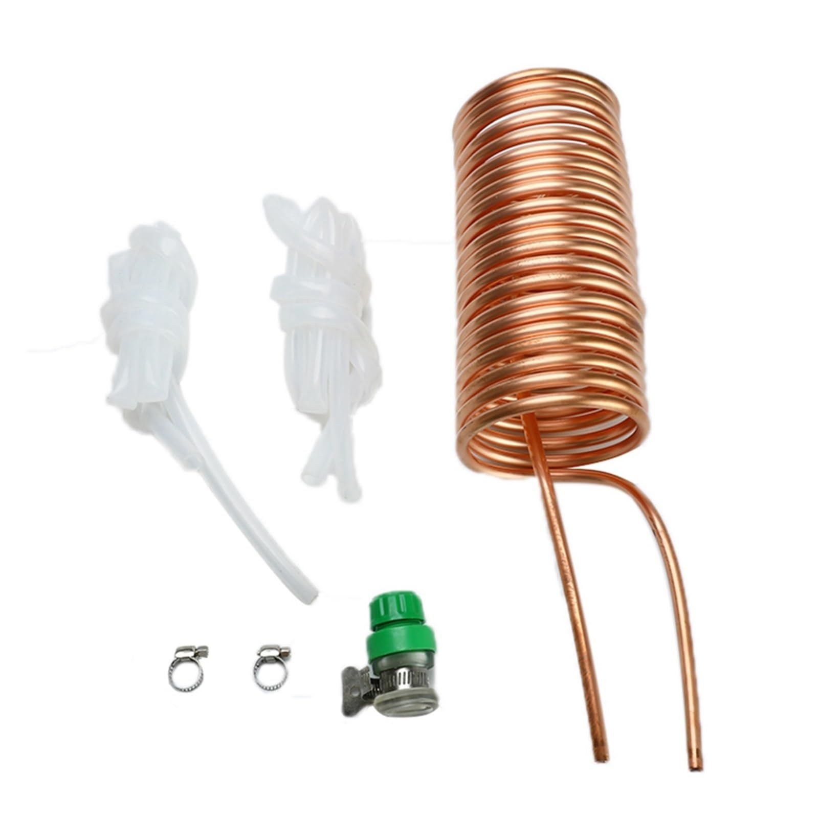 Bobines de refroidisseur de moût de cuivre avec des tuyaux Infusant la bière Refroidisseur de vin Tubes de refroidissement Échangeur de chaleur Bar à vin faisant la machine Accessoires de brassage fai