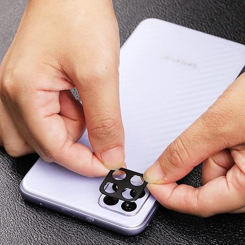 Miniatura 5 de Ibywind Protector de pantalla para SamSung Galaxy A22 5G (6.6 pulgadas), con 2 piezas de vidrio templado, 1 protector de lente de cámara, 1 película