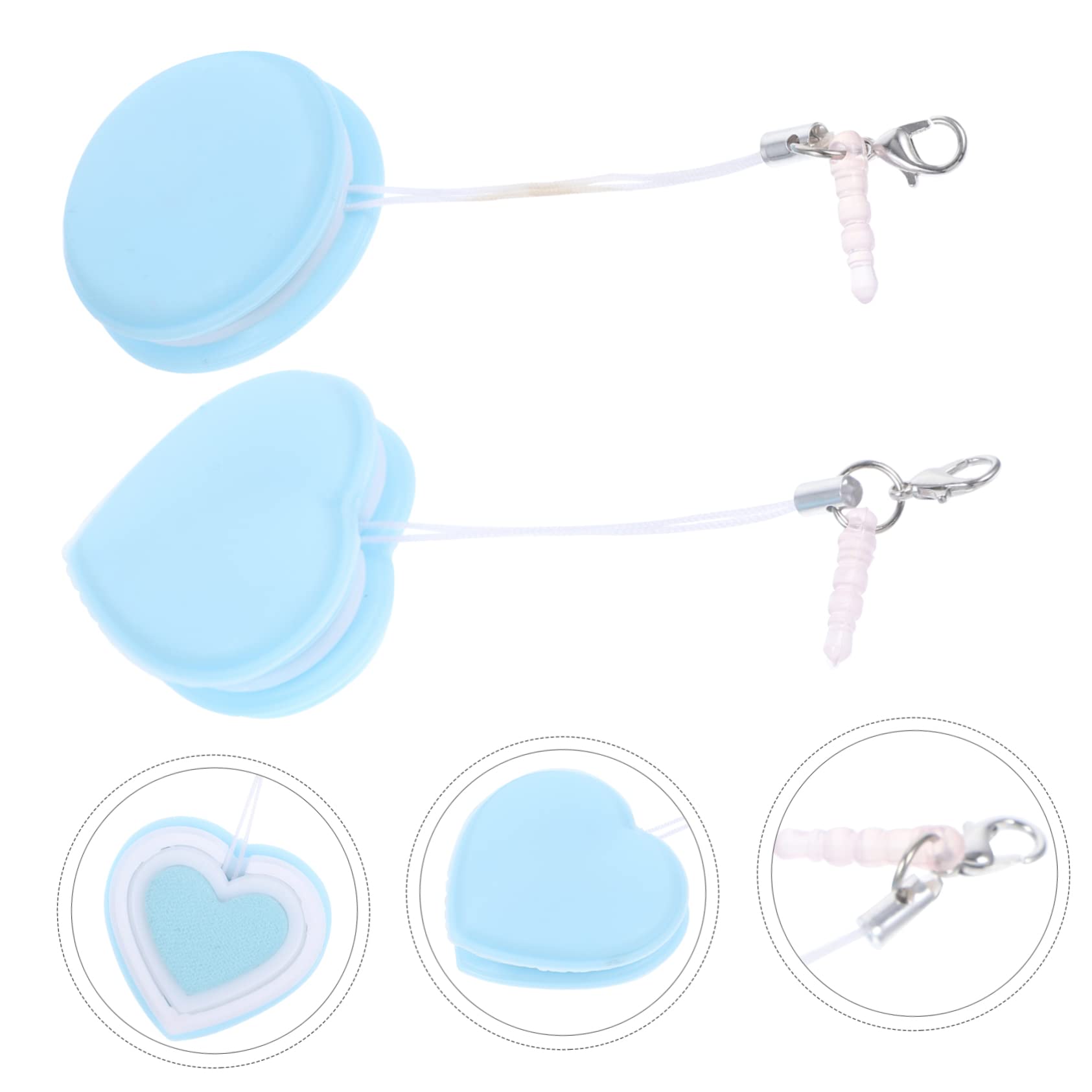 Healvian 10pezzi Kit Pulizia Schermi e Lenti Panni Microfibra per Smartphone Computer e Occhiali Accessori Pratici e Riutilizzabili Design con Decorazione Corda