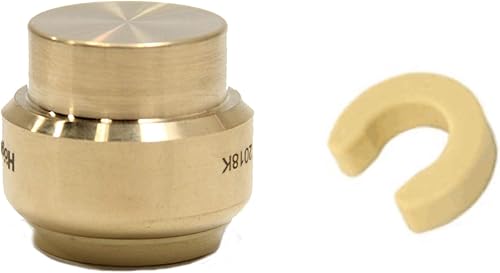 EFIELD Tapa de enchufe de 1 pulgada para conectar Pex, cobre, CPVC con un clip de desconexión, (PF101)