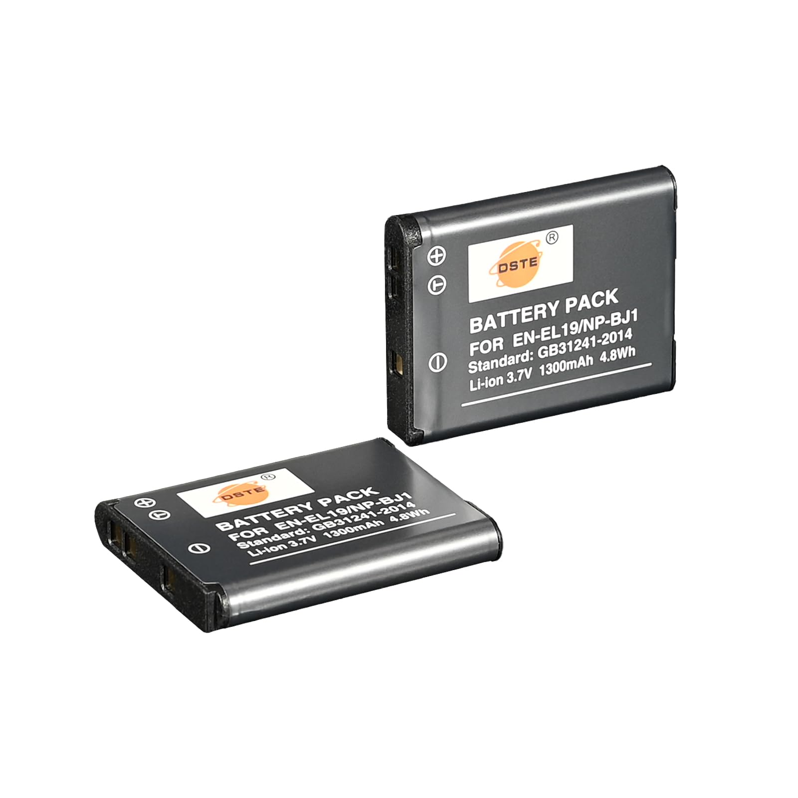 Pickle Power 2X EN-EL19 Batteria LED Dual Caricatore per Nikon Coolpix S32 S33 S100 S2500 S2800 S3100 S3200 S3500 S3600 S3600 S6800 S6900 S6900